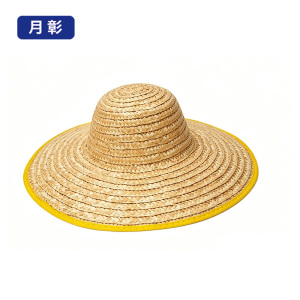 月彰遮阳编织草帽YZCM-001/顶