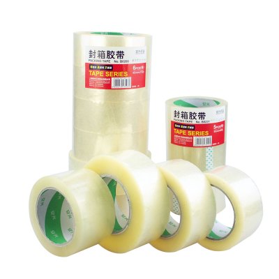 悠米 B0233 封箱胶带 60mm*40y*50um(普透) 5卷/筒 单筒装