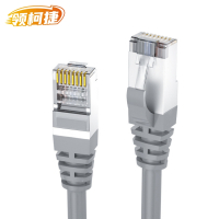 领柯捷 LKJ009 超五类单屏蔽网线 0.5米/根 (计价单位:根) 灰色