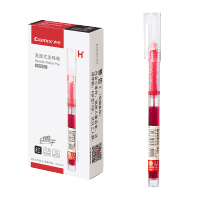 齐心 RP625 全针管直液式走珠笔 0.5mm 12支/盒 红