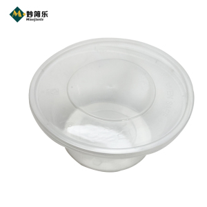 妙简乐 一次性餐盒 450只装450ml带盖圆形 件