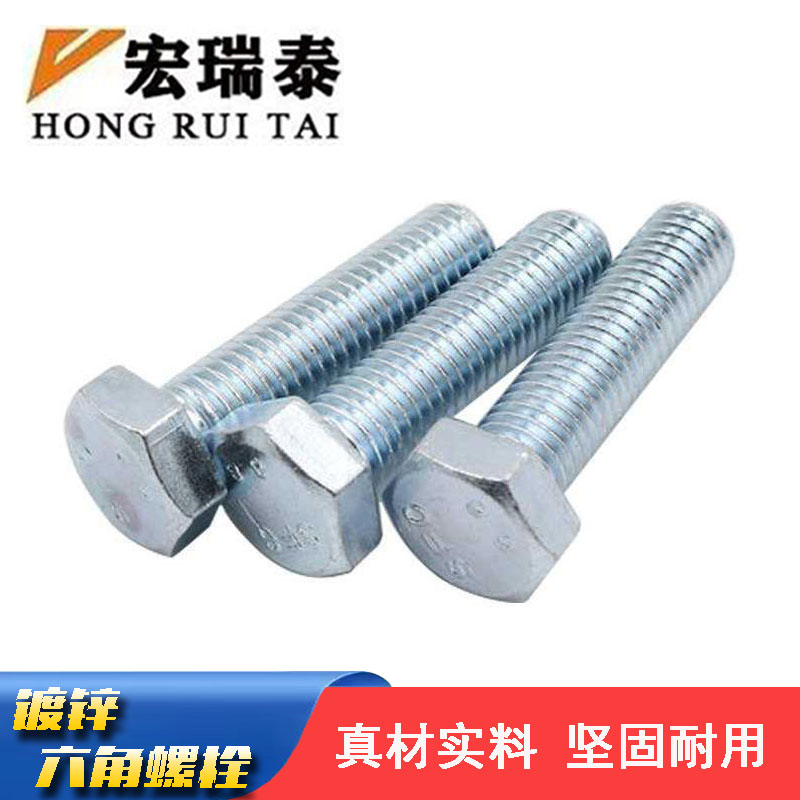 宏瑞泰 镀锌六角螺栓 M20*70 个