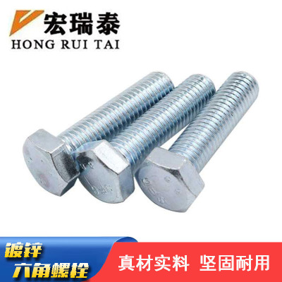 宏瑞泰 镀锌六角螺栓 M20*70 个