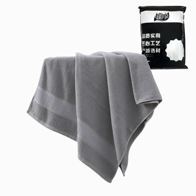 植巾 YJ100 70*140cm 棉 浴巾 大毛巾(计价单位:条) 浅灰色
