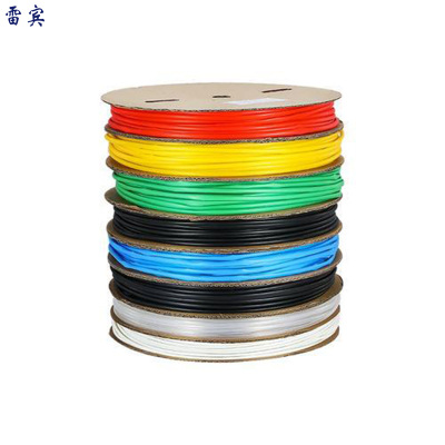 雷宾 塑料热缩绝缘套管 50mm*25m 黑红黄蓝绿 卷