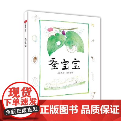 蚕宝宝精装绘本图画书认识蚕宝宝的一生桑蚕有关的中国古代文化知识中国中福会出版社正版童书