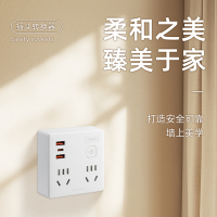 罗格朗 总控 两位五孔两位两孔带USB(2A1C)20W FZ2522K1/AAC 个