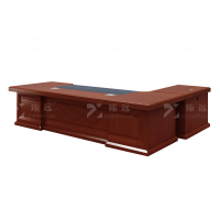 臻远 ZY-DBT-1 油漆家具老板桌大班台办公桌主管经理桌含副柜3.2米