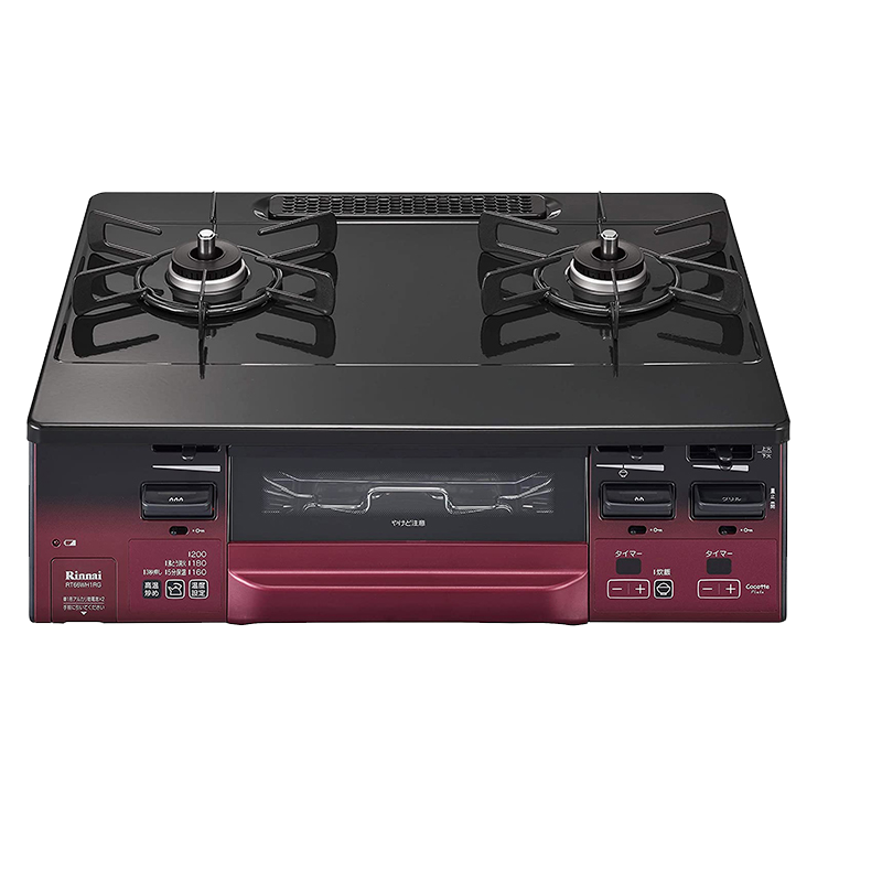 日本原装进口RINNAI林内燃气灶烤箱灶lakucie系列灶 RT66WH1RG-BAR-13A天然气