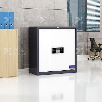 臻远 ZYJJ-80028 单节保密柜密码文件柜保密档案资料柜钢制密码锁保密 灰白套电子锁