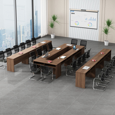 沃灏(wohao)会议桌培训桌会议条桌会议室桌子双人培训桌公司学校条桌会议桌简约办公桌课桌辅导班培训