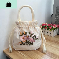 妈妈款束口手包女小包 手拿布包手提袋2019旅行中老年紫色NEW LAKE女手包