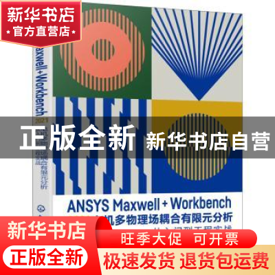 正版 ANSYS Maxwell+Workbench 2021 电机多物理场耦合有限元分析