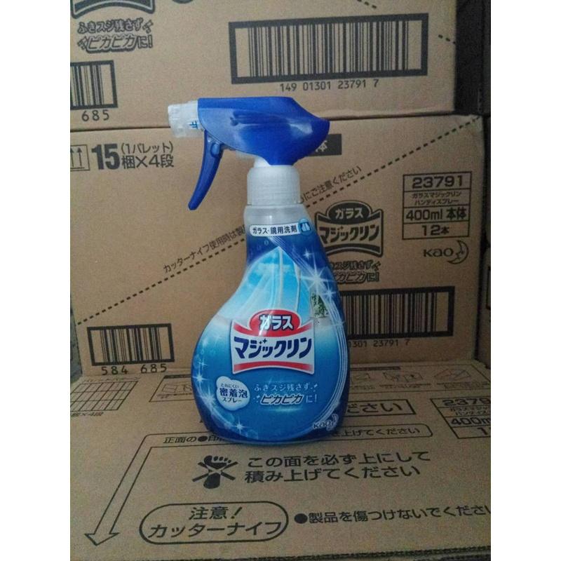 日本原装进口玻璃镜面窗户泡沫清洁喷雾剂 浴室隔断去污透亮