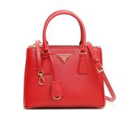 红色可调节单肩包时尚简约拉链设计女包