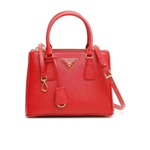 红色可调节单肩包时尚简约拉链设计女包 红色