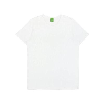 Hugo boss奢侈品服饰男圆领徽标T恤 LECCO8050291003-100 2024新款