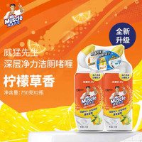 威猛先生(Mr Muscle) 洁厕灵 750g*2瓶 柠檬草香洁厕剂洁厕液洁厕啫喱