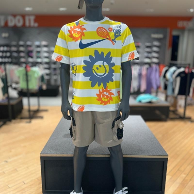 NIKE耐克短袖T恤运动休闲速干透气圆领大童上衣HM4639-731 D