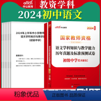 初中[语文]真题2本 中学 [正版]教资真题科目三中公2024年教师资格证考试教师证中学小学笔试资料初中语文数学英语物理