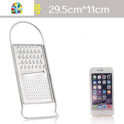 不锈钢多功能切菜器切片器土豆刨丝器胡萝卜擦丝器削皮器刮皮刀 FENGHOU 大号多用刨