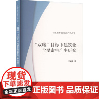 双碳 目标下建筑业全要素生产率研究 王婉郦 著 经济理论经管、励志 正版图书籍 东北财经大学出版社