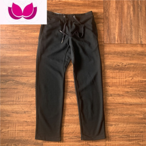 七斓日单直口运动裤男直筒薄款针织毛圈休闲裤宽松卫裤潮