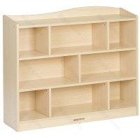 华森葳儿童家具 维也纳实木8格柜L80-枫木纹