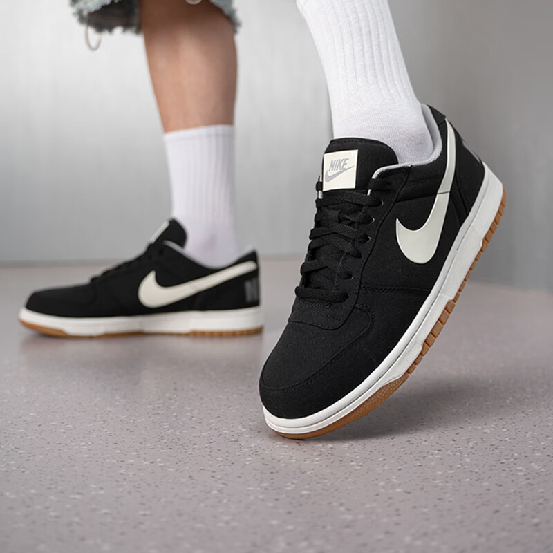 耐克(NIKE)男鞋新款运动鞋BIG LOW LUX低帮板鞋耐磨轻便透气休闲鞋854166-003 ZP