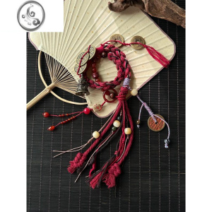 JiMi山鬼花钱!李火旺印象手链女新中式铃铛手串百搭复古藏式手绳手饰 一枚山鬼钱护你万周全