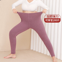 大码秋裤男士内穿打底裤加大加肥女士保暖裤中老年秋裤线裤
