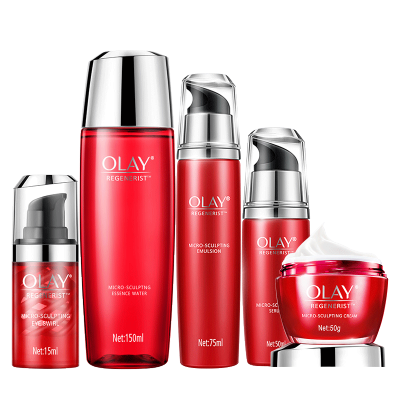 玉兰油（OLAY）护肤套装女士护肤大红瓶新生塑颜系列秋冬护肤品礼盒补水保湿提拉紧致淡化细纹礼物套餐9：明星五件套-