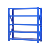 臻远ZYJJ-HJ-067仓储货架重型货架蓝色五层主架2000*500*2000mm/300kg