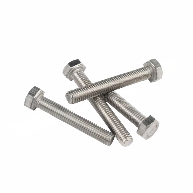 JIBIN/继彬DIN933 外六角螺栓 不锈钢304 A2-70 本色 全牙 M18×50 1个