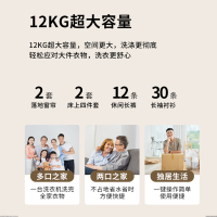 创维12公斤波轮洗衣机XQB120K97_钛金灰