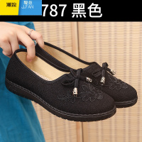 聚范2024新款中老年人奶奶单鞋防滑软底老太太老北京布鞋女老人鞋