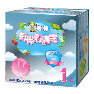 每伴(MateBest)清清宝菊花晶奶伴侣植物配方下火宝清热灵固体饮料冲剂优+1段原味单盒装