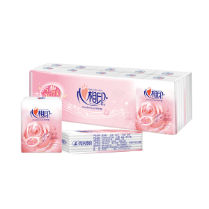 心相印 手帕纸便携面巾纸 3层8片/包 10包/条装 C910