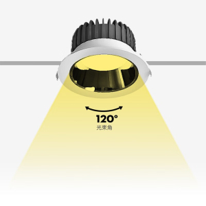 和齐顺(Hikesun) BPM510D-1 7-12W 防眩筒灯 (计价单位:个) 镜面黑