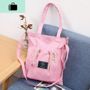 帆原创文艺牛仔帆布包韩国女学生单肩包百搭休闲女式学院风帆布袋NEW LAKE女士单肩包