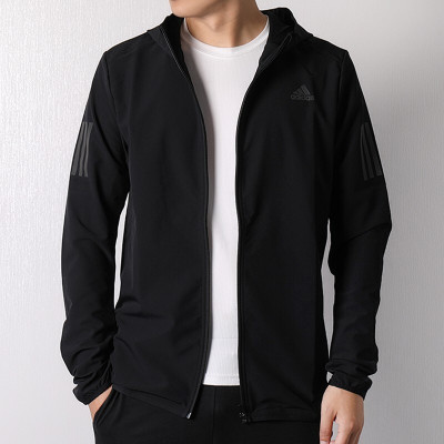 adidas阿迪达斯外套男装新品防风训练运动服连帽舒适休闲夹克CY5776C