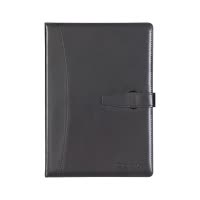 齐心 C5808 皮面笔记本 25K 114张 黑 1本