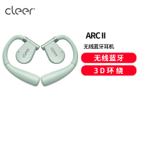 cleer任贤齐代言ARCII骨传导升级不入耳开放式夹耳智能耳机无线蓝牙耳机开车挂耳式适用新年礼 薄荷绿耳机