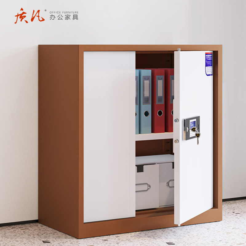 质凡 保密柜电子密码锁单节无抽 ZF-BMG076/960*920*420mm厚度0.8mm