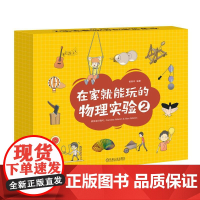 在家就能玩的物理实验2 杨春玲 6-12岁儿童亲子互动工具书籍 可以激发孩子的学习兴趣 实验背后的理论