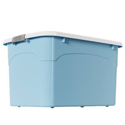 鑫木樽滑轮收纳箱46*32*27cm个