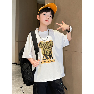 童装男童夏装短袖套装2025新款男孩帅气夏季中大童休闲衣服儿童潮