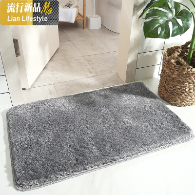 地垫吸水卫生间家用浴室防滑垫厨房脚垫入户进口垫卧室地毯 三维工匠