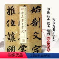 [正版]满2件减2元智永真书千字文书法经典放大铭刻系列零三03楷书毛笔字帖学习书法字帖成人学生临摹练习古帖墨迹本鉴赏上