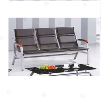 首指(SZ)钢架西皮办公沙发103#-1黑(KH)